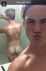 Straight guy asshole selfies perfect ass