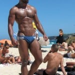 hot gay sexy guy at muscle beach